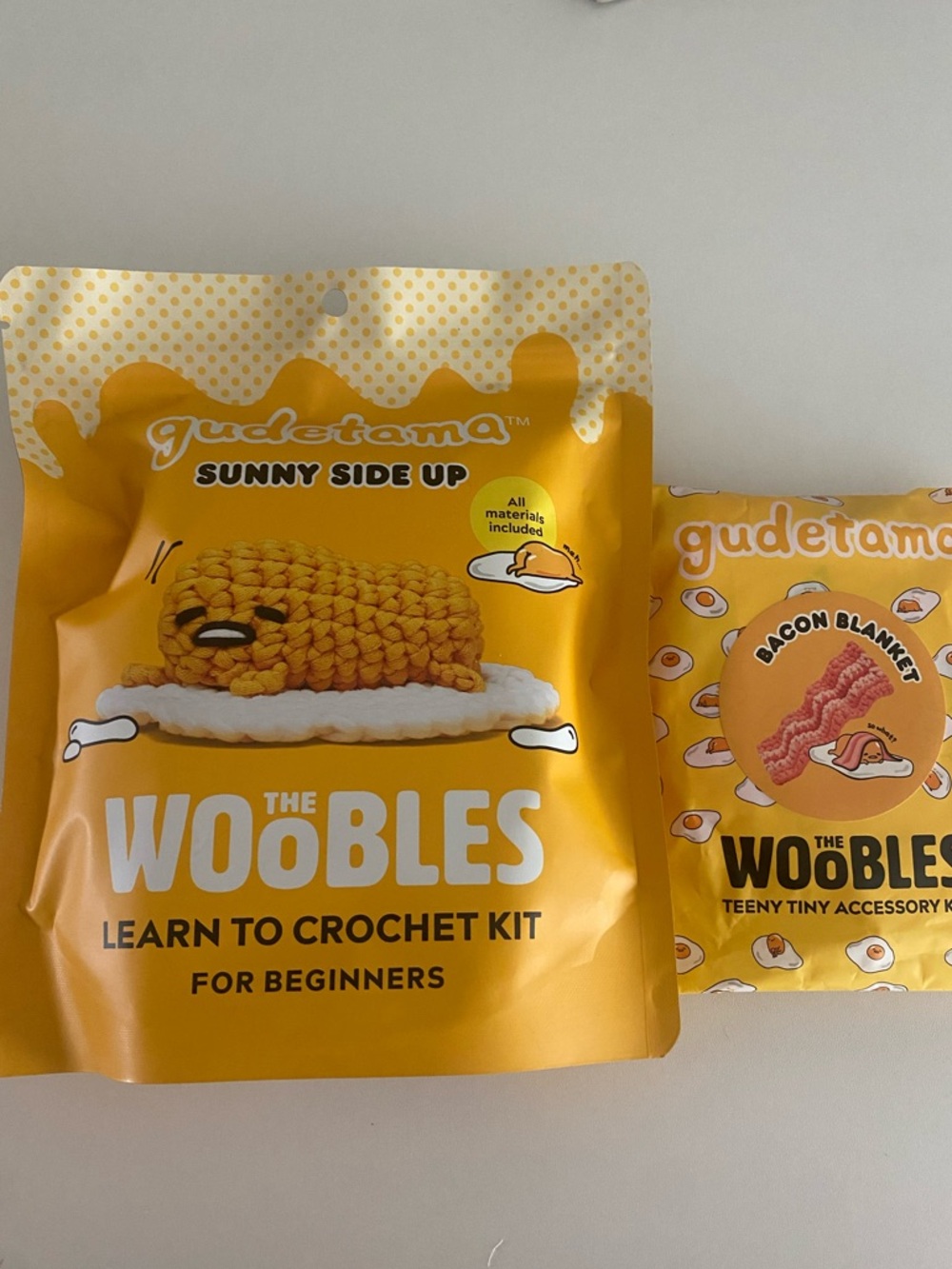 Gudetama & Bacon Blanket Crochet Kit
